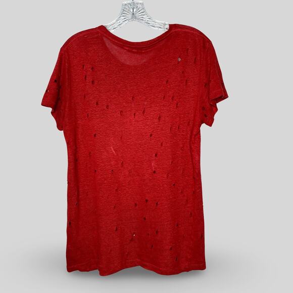 IRO Distressed Linen Tee - Picture 4 of 4